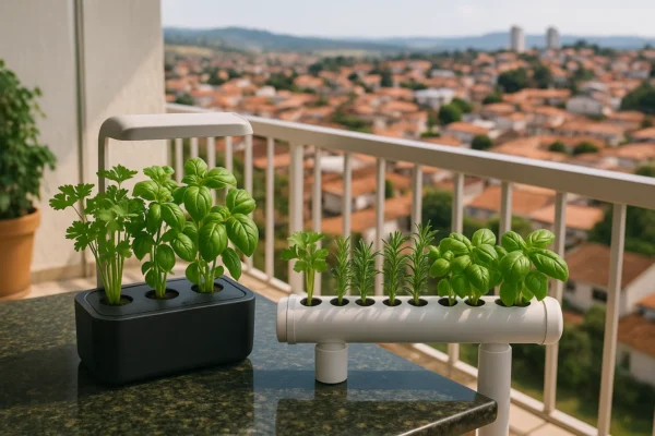 Diferenças entre aeroponia e hidroponia no cultivo de ervas aromáticas