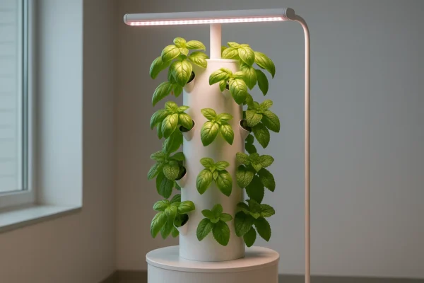 Luz natural x LED: qual a melhor para ervas cultivadas em aeroponia