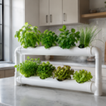 Mini horta aeropônica para cozinha planejada: soluções compactas e elegantes