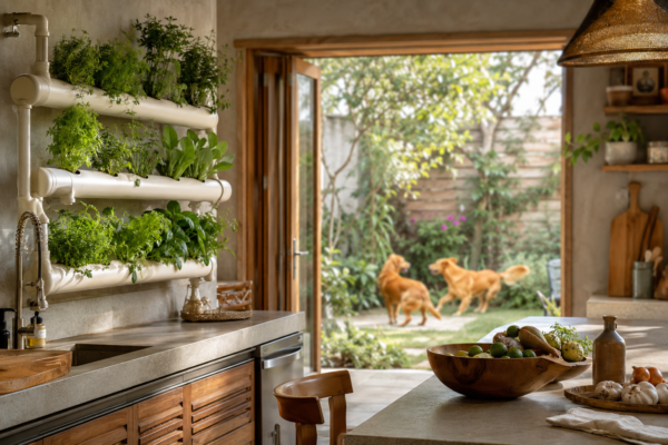 Horta aeropônica na cozinha: ideias para integrar cultivo decoração e praticidade